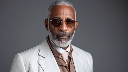 Mature Businessman in Formal Attire