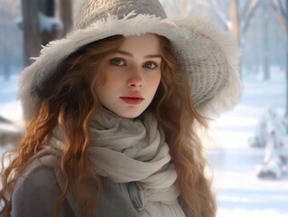 Captivating Winter Portrait