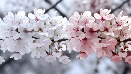 Obraz premium Delicate Cherry Blossoms in Bloom