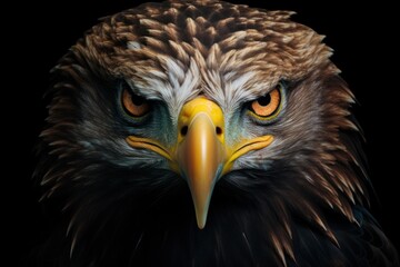 Obraz premium Intense Gaze of a Majestic Eagle