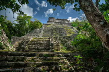 Mayan pyramid, stone pyramid, mayan pyramid ruins, maya civilization,