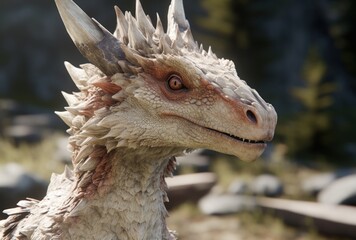 Closeup of a Spiny Dragon