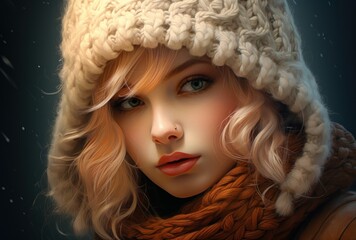 Captivating Winter Portrait