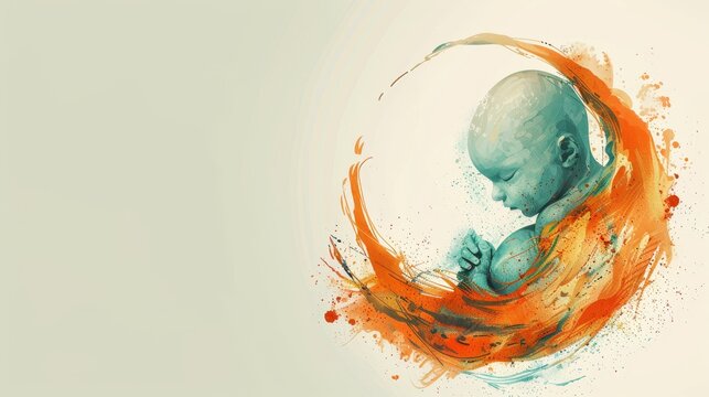Design a brochure for a maternity clinic that includes illustrations of a fetus s position in the womb providing educational content for expecting parents
