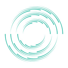 Halftone logo set Y2K style. Circular dotted logo. Garment fabric design.Halftone circle dots texture. Vector design element for various purposes.