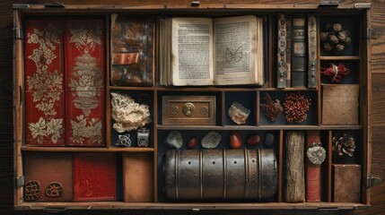 Explore the sensations as you touch the items inside the box. Are they smooth, rough, or textured?