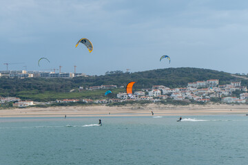 Kite surfing 