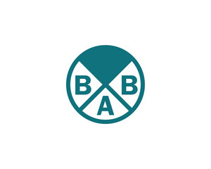 BAB logo design vector template