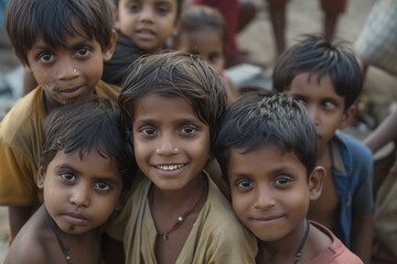 Unidentified children in Kolkata, West Bengal, India