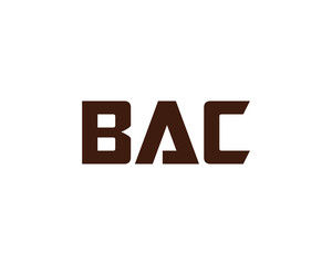 BAC Logo design vector template