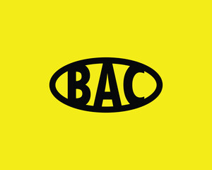BAC Logo design vector template