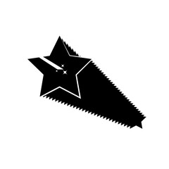 Retro Y2K star elements. Universal shapes for design, projects, posters, banners and business cards. Elements collection
