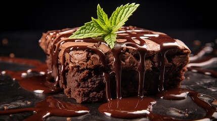 Marijuana-infused brownies showcased on a charming rustic table, inviting indulgence and exploration of their enticing flavors and effects.
