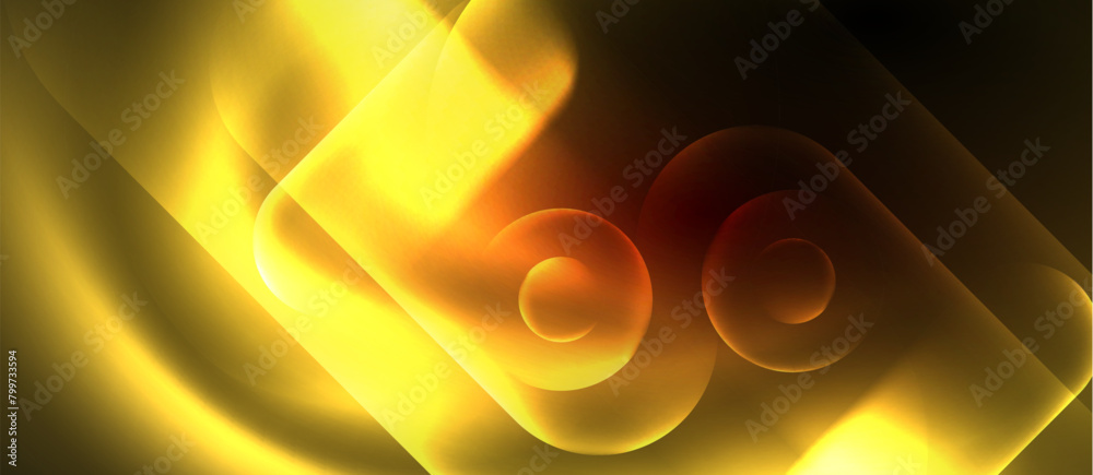 Aufkleber An event with a glowing amber background, symbolizing heat and flame, features a swirling gas pattern resembling a peach petal. The artistic font adds a touch of elegance