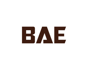 BAE logo design vector template