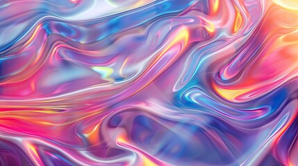 Fototapeta premium iridescent glowing abstract background