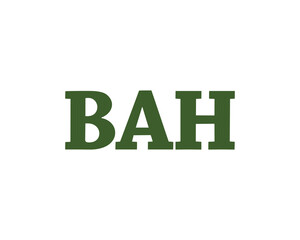 BAH Logo design vector template