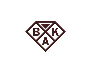 BAK logo design vector template