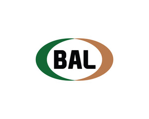 BAL logo design vector template