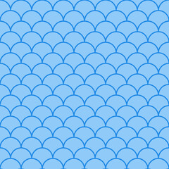 Blue fish scales pattern. fish scales pattern. fish scales seamless pattern. Decorative elements, clothing, paper wrapping, bathroom tiles, wall tiles, backdrop, background.