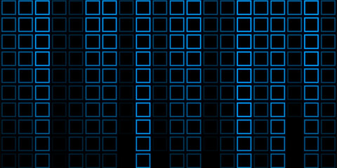 Blue geometric linear squares abstract futuristic modern background. Vector design