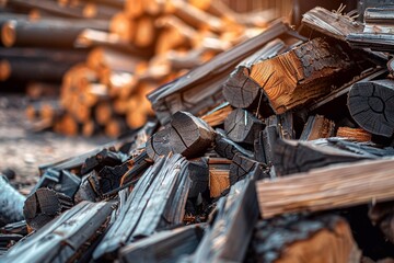 Discarded wood from the synthetic forestry industry, Biographite component in electric vehicle batteries.