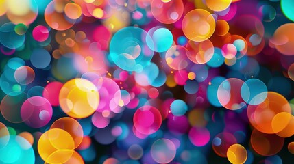 colorful bokeh light colorful sparkling abstract background 