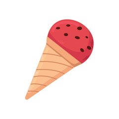 Snow cone icon clipart avatar logotype isolated vector illustration