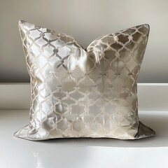 White background with a soft pillows, ideal for cozy home decor