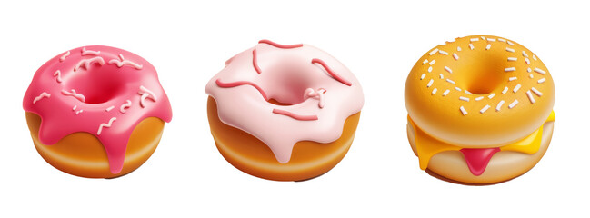 3D asset of dessert food.