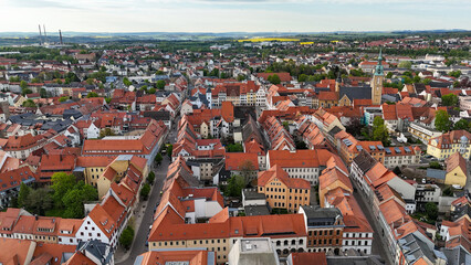 Panorama Freiberg Altstadt