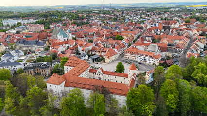 Freiberg Sachsen Schloss Altstadt