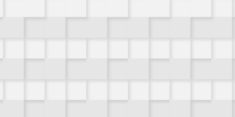 Abstract background with squares. Abstract 3d cube pattern background. Geometric vector illustration technology blank box. Seamless business tile design. 