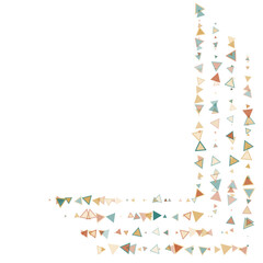 Color geometric background with triangles. Vector illustration horizontal crystal banners, faceted colorful
