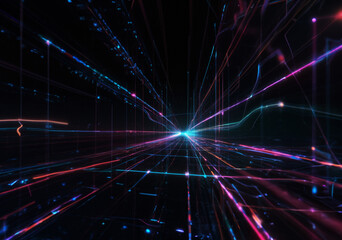 Naklejka premium The physical manifestation of technological advancements.