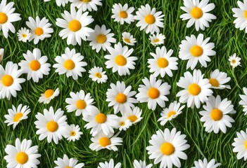 Obraz premium daisies in the grass