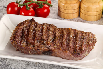 Rib eye steak grilled beef