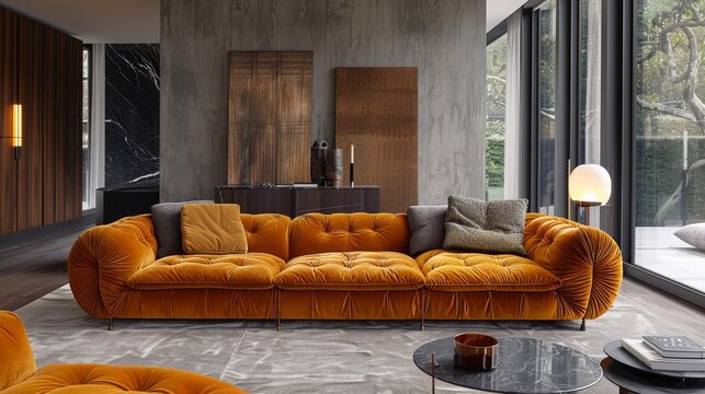 Living Room Sofa Home: Photos showcasing sofas as essential pieces in living room interiors