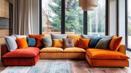 Sectional Sofa Color Options: Images showcasing the different color options for sectional sofas