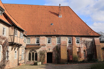 Blick auf Kloster Lüne in der Stadt Lüneburg in Niedersachsen	