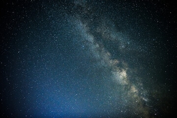 Milky way starry sky
