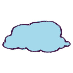 Playful Cloud Brush Sign