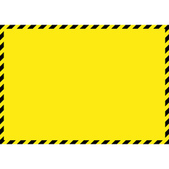 Flat Warning Sign