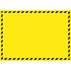 Flat Warning Sign