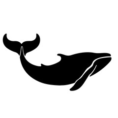 Obraz premium Animal silhouette icon black