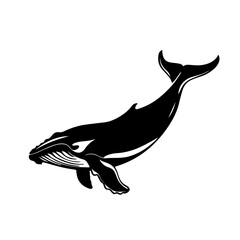 Animal silhouette icon black