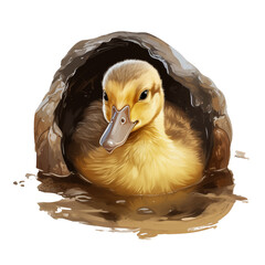 duck hatching