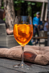 Aperol spritz cocktail