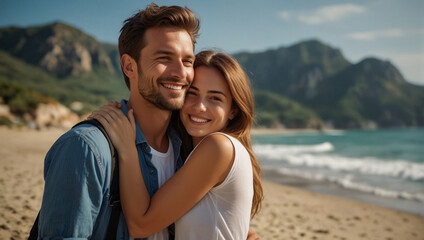 couple on the beach