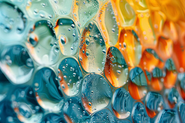 abstract detailed background with glass wet shiny texture